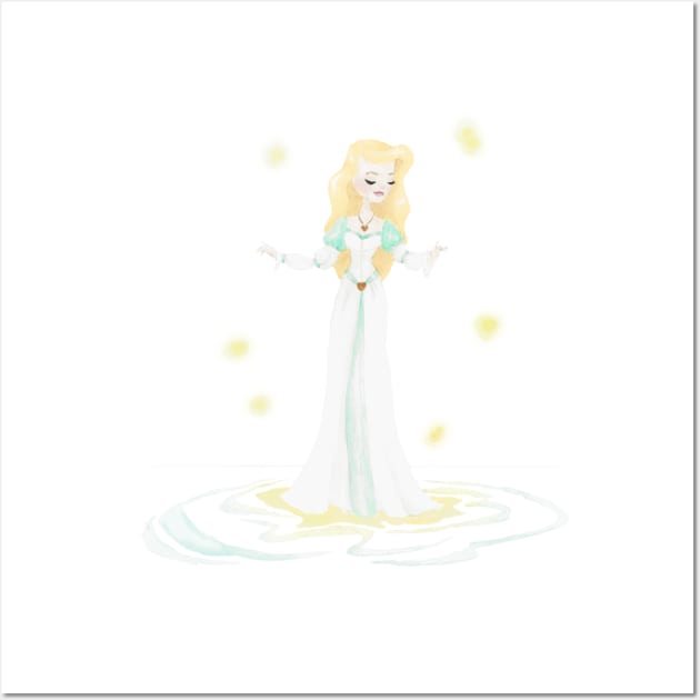 Princess Swan Wall Art by littlemoondance